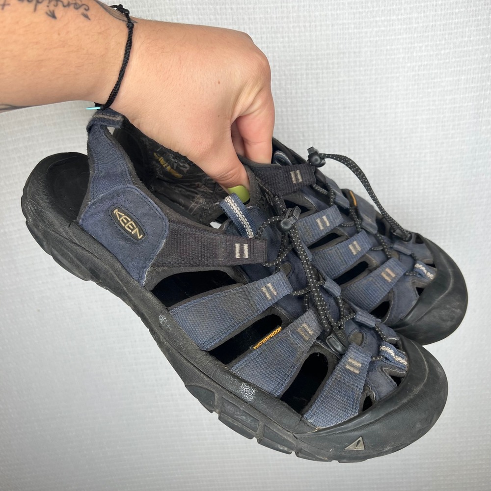 Keen Newport H2 Mens Navy Blue Waterproof Hiking Sport Sandals